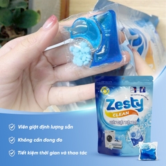 Viên giặt Zesty Clean 3in1 túi 30 viên - 300g
- Hương Đại dương tươi mát