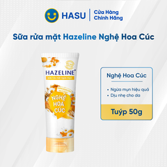 Sữa rửa mặt Hazeline  Nghệ Hoa Cúc Chiết Xuất Thiên Nhiên Ngừa Mụn Sáng Da 100g