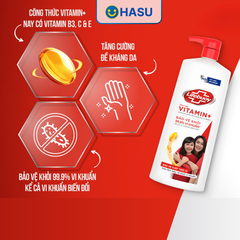 Sữa Tắm Lifebuoy 1,1kg chai đỏ(quà tặng)