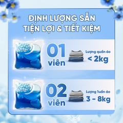 Viên giặt Zesty Clean 3in1 túi 30 viên - 300g
- Hương Đại dương tươi mát