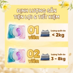 Viên giặt Zesty Clean 4in1 hộp 40 viên - 400g
- Hương Quả lý chua đen Roma (Roma Cassis)
