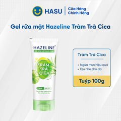 Sữa rửa mặt Hazeline tràm trà rau má 100g/24 tuýt