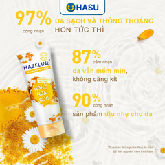 Sữa rửa mặt Hazeline  Nghệ Hoa Cúc Chiết Xuất Thiên Nhiên Ngừa Mụn Sáng Da 100g