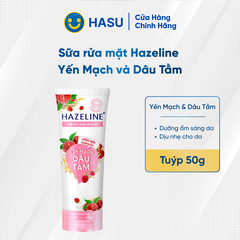 Sữa rửa mặt Hazeline Yến Mạch Dâu Tằm Chiết Xuất Thiên Nhiên Ngừa Mụn Sáng Da 100g