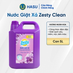 Nước giặt zesty clean hương ngàn hoa 5L