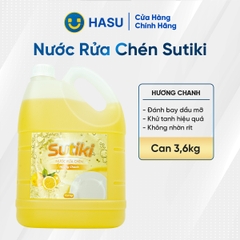 Nước rửa chén Sutiki hương chanh 3.6KG/3