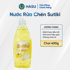 Nước rửa chén Sutiki hương chanh 400g/24