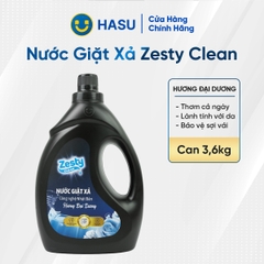 ZESTY CLEAN nước giặt xả hương đại dương can 3.6kg