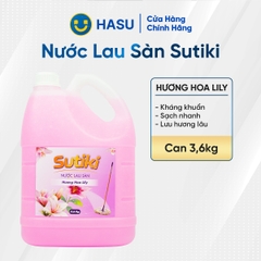 Nước lau sàn Sutiki hương lyly 3.6Kg/3