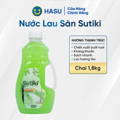 Nước lau sàn SUTIKI hương thanh trúc chiết xuất bưởi tươi 1.8kg/6