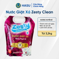 ZESTY CLEAN nước giặt xả hương huyền bí túi 3.2KG/4