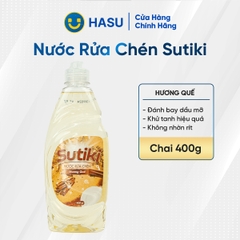 Nước rửa chén Sutiki hương quế 400g/24