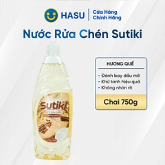 Nước rửa chén Sutiki hương quế 750g/15