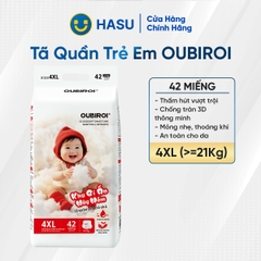 Tã quần trẻ em Oubiroi 42 miếng (4XL)/6
