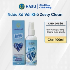 Zesty Clean nước xả vải khô xanh dịu êm 100ml