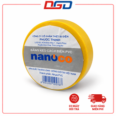 Băng keo điện Nanoco FKPC20 20 Yard (vàng)
