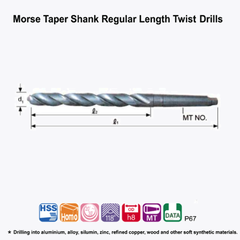 Mũi Khoan Côn HSS HoMo TSD