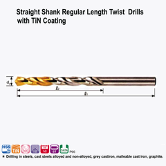 Mũi Khoan Thép HSS-TiN SSDG