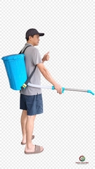 Thùng gậy bóp inox