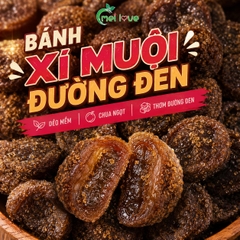 Bánh Xí Muội Đường Đen Cao Cấp, Dẻo Mềm, Chua Ngọt Hài Hòa, Thơm Đường Đen Đặc Trưng