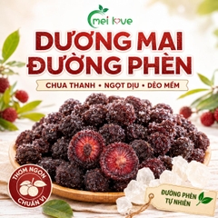 Dương Mai Đường Phèn Cao Cấp, Dẻo Mềm, Chua Thanh, Ngọt Dịu Từ Đường Phèn, Món Ăn Vặt Đặc Sản