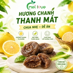 Bánh Xí Muội Vị Chanh Cao Cấp, Dẻo Mềm, Chua Ngọt Hài Hòa, Hương Chanh Thanh Mát