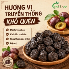 Mai Chua Khô Cao Cấp, Khô Dẻo Tự Nhiên, Chua Thanh Đậm Vị, Món Ăn Vặt Truyền Thống