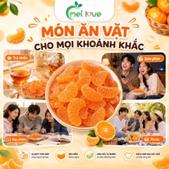 Kẹo Dẻo Múi Quýt Hương Quýt, Dẻo Mềm, Tạo Hình Múi Quýt Độc Đáo, Kẹo Ăn Vặt Cho Bé & Gia Đình