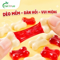 Kẹo Dẻo Xương Hương Trái Cây, Dẻo Mềm, Tạo Hình Chiếc Xương Độc Đáo, Kẹo Ăn Vặt Cho Bé & Gia Đình