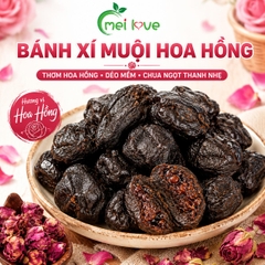 Bánh Xí Muội Hoa Hồng Cao Cấp, Dẻo Mềm, Chua Ngọt Hài Hòa, Hương Hoa Hồng Thơm Dịu
