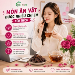 Bánh Xí Muội Hoa Hồng Cao Cấp, Dẻo Mềm, Chua Ngọt Hài Hòa, Hương Hoa Hồng Thơm Dịu