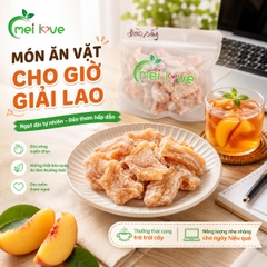 Đào Vàng Sấy Khô Cao Cấp, Dẻo Mềm, Thơm Vị Đào Tự Nhiên, Ngọt Thanh, Trái Cây Sấy Ăn Vặt