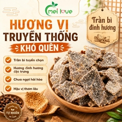 Trần Bì Đinh Hương Cao Cấp, Dẻo Mềm, Thơm Hương Trần Bì, Đậm Vị Đinh Hương, Món Ăn Vặt Truyền Thống