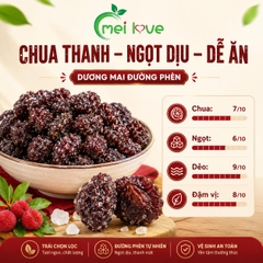 Dương Mai Đường Phèn Cao Cấp, Dẻo Mềm, Chua Thanh, Ngọt Dịu Từ Đường Phèn, Món Ăn Vặt Đặc Sản