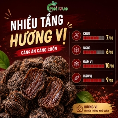 Ô Mai Cửu Chế Cao Cấp, Chua Ngọt Đậm Đà, Dẻo Mềm, Hương Vị Truyền Thống Khó Quên