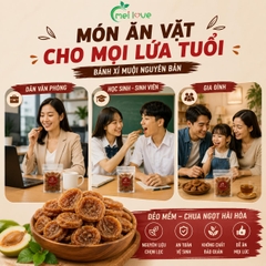 Bánh Xí Muội Nguyên Bản Cao Cấp, Dẻo Mềm, Chua Ngọt Hài Hòa, Hương Vị Truyền Thống