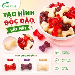 Kẹo Dẻo Xương Hương Trái Cây, Dẻo Mềm, Tạo Hình Chiếc Xương Độc Đáo, Kẹo Ăn Vặt Cho Bé & Gia Đình