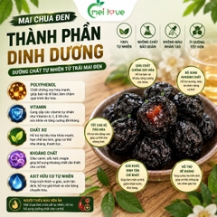 Mai Chua Đen Cao Cấp, Chua Ngọt Tự Nhiên, Sinh Tân Giải Khát, Ăn Vặt Thơm Ngon