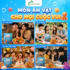 Kẹo Dẻo Bạch Tuộc Hương Trái Cây, Dẻo Dai, Tạo Hình Bạch Tuộc Đáng Yêu, Kẹo Ăn Vặt Cho Bé & Gia Đình