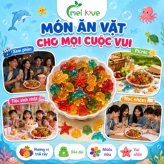 Kẹo Dẻo Đại Dương Hương Trái Cây, Dẻo Dai, Tạo Hình Sinh Vật Biển Đáng Yêu, Kẹo Ăn Vặt Cho Bé & Gia Đình