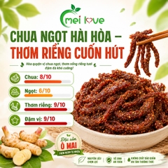 Ô Mai Sợi Riềng Cao Cấp, Sợi Dẻo Mềm, Chua Ngọt Đậm Đà, Hương Riềng Thơm Đặc Trưng