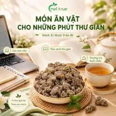 Bánh Xí Muội Trần Bì Cao Cấp, Dẻo Mềm, Chua Ngọt Hài Hòa, Hương Trần Bì Thơm Đặc Trưng