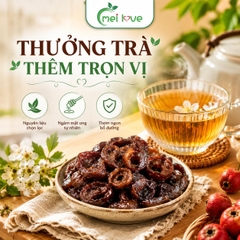 Sơn Trà Ngâm Mật Ong Cao Cấp, Dẻo Mềm, Chua Thanh, Ngọt Dịu Từ Mật Ong, Món Ăn Vặt Trái Cây