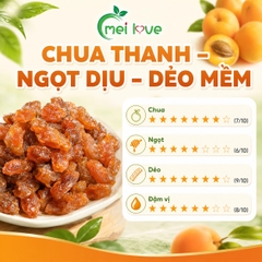 Thanh Mơ Hảo Hạng, Thịt Mơ Dày, Dẻo Mềm, Chua Ngọt Hài Hòa, Món Ăn Vặt Đặc Sản