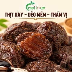 Ô Mai Đường Đen Cao Cấp, Dẻo Mềm, Chua Ngọt Hài Hòa, Thơm Hương Đường Đen Đặc Trưng