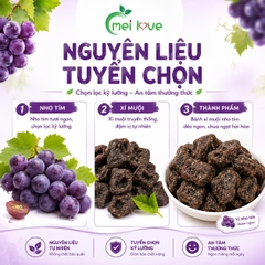Bánh Xí Muội Vị Nho Cao Cấp, Dẻo Mềm, Chua Ngọt Hài Hòa, Hương Nho Thơm Dịu