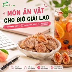Bánh Xí Muội Đào Trắng Cao Cấp, Dẻo Mềm, Chua Ngọt Hài Hòa, Hương Đào Trắng Thơm Dịu