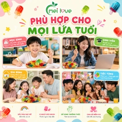 Kẹo Dẻo Cây Kem Hương Trái Cây, Dẻo Mềm, Nhiều Màu Sắc, Kẹo Ăn Vặt Cho Bé & Gia Đình