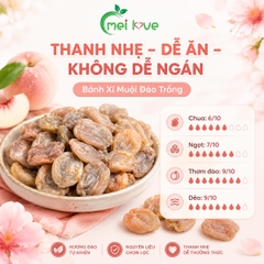 Bánh Xí Muội Đào Trắng Cao Cấp, Dẻo Mềm, Chua Ngọt Hài Hòa, Hương Đào Trắng Thơm Dịu
