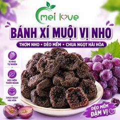 Bánh Xí Muội Vị Nho Cao Cấp, Dẻo Mềm, Chua Ngọt Hài Hòa, Hương Nho Thơm Dịu